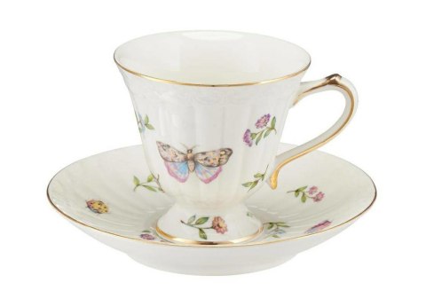 Filiżanka ze spodkiem LENA IVORY 200 ml. AZ092 Filiżanka ze spodkiem LENA IVORY 200 ml. AZ092