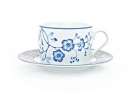 Filiżanka 220 ml ze spodkiem 15 cm EVIA BLUE 1146 Bogucice
