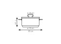 Garnek 14 cm HOME PROFI 1.0 l.774214