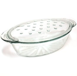 Naczynie żaroodporne owalne 3 l z pokrywą GRILL 7406/7416/P Simax