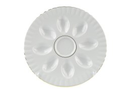 Półmisek okrągły do jajek 21 cm IWONA B014 Złota Linia Chodzież