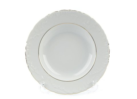 Talerz głęboki 22,5 cm ROCOCO 3604 Złota Linia Ćmielów Talerz głęboki 22,5 cm ROCOCO 3604 Złota Linia Ćmielów