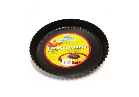 Forma to tarty 26 cm z powłoka nieprzywieralną i wyjmowanym dnem 162-191 Forma to tarty 26 cm z powłoka nieprzywieralną i wyjmowanym dnem 162-191