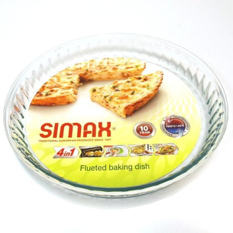 Forma żaroodporna szklana do tarty 28 cm Simax Forma żaroodporna szklana do tarty 28 cm Simax