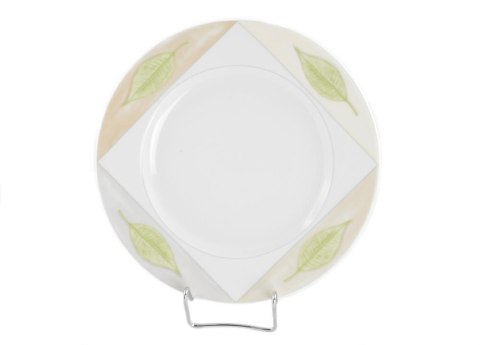 Talerz płytki 24 cm ROMA 2947 Zielony Listek Lubiana Talerz płytki 24 cm ROMA 2947 Zielony Listek Lubiana
