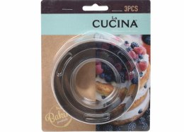 Foremki wycinarki cukiernicze 3 sztuki La Cucina Koopman