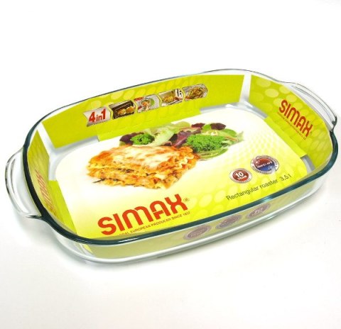 Naczynie żaroodporne prostokątne 3,5 l 7296 Simax Naczynie żaroodporne prostokątne 3,5 l 7296 Simax