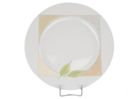 Półmisek okrągły 32 cm ROMA 2947 Zielony Listek Lubiana Półmisek okrągły 32 cm ROMA 2947 Zielony Listek Lubiana