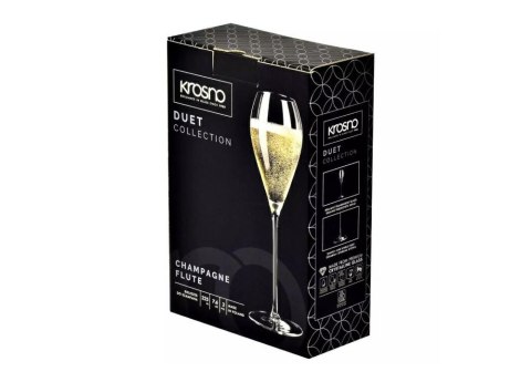 Kieliszki do prosecco 225 ml Duet kpl. 2 sztuk Krosno Glass Kieliszki do prosecco 225 ml Duet kpl. 2 sztuk Krosno Glass
