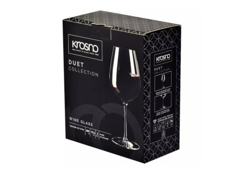 Kieliszki do wina czerwonego 580 ml Duet 2 sztuki Krosno Glass Kieliszki do wina czerwonego 580 ml Duet 2 sztuki Krosno Glass