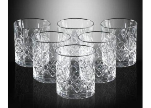 Szklanki do whisky 340 ml. Melodia RCR 258320 komplet 6 szt.