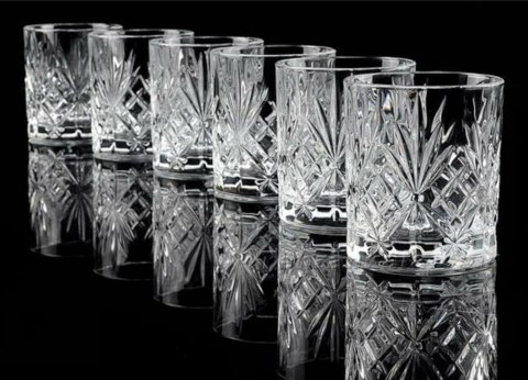 Szklanki do whisky 340 ml. Melodia RCR 258320 komplet 6 szt.