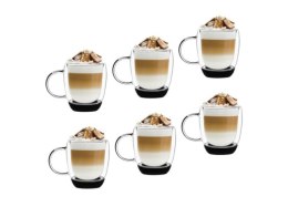 Szklanki termiczne 330 ml z silikonowym dnem SUBLIME komplet 6 sztuk