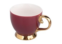 Filiżanka 400 ml Aurora Gold Bordowa