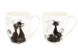 Kubki Koci świat 400ml. komplet 2 szt. 017-2601