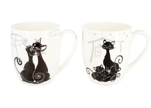 Kubki Koci świat 400ml. komplet 2 szt. 017-2601 Kubki Koci świat 400ml. komplet 2 szt. 017-2601