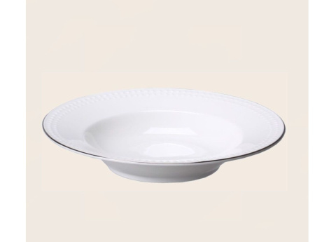 Talerz głęboki 23 cm Arnica Platin Villa Italia ES581 Talerz głęboki 23 cm Arnica Platin Villa Italia ES581