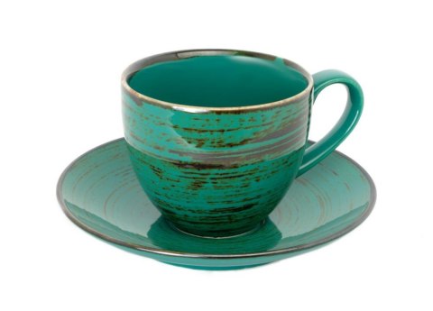 Filiżanka 300 ml Ze spodkiem Alumina Nostalgia Emerald 0992 Filiżanka 300 ml Ze spodkiem Alumina Nostalgia Emerald 0992