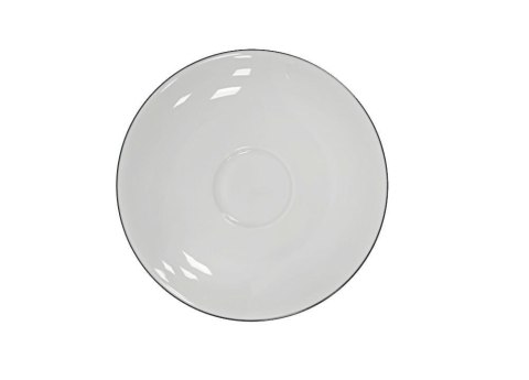 Filiżanka 320 ml ze spodkiem 16 cm AP105 Linea Base Black 1227 Bogucice