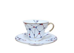 Filiżanka 90 ml ze spodkiem 13 cm AP103 ARLEKIN 1179 Bogucice