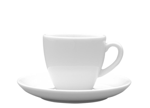 Filiżanka espresso 100 ml ze spodkiem 12 cm BISTRO / NANA Biała Lubiana Filiżanka espresso 100 ml ze spodkiem 12 cm BISTRO / NANA Biała Lubiana