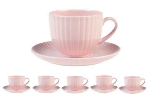 Filiżanki 200 ml ze spodkami 14,5 cm DAISY K70T01 Lubiana