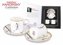 Filiżanki ze spodkiem KANDINSKY 120 ml komplet 2 szt. 046-0102