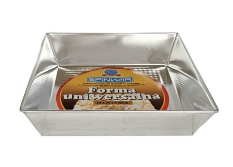 Forma kwadratowa uniwersalana 24X24X6 Fakturowana Spinwar