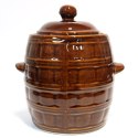 Garnek 5 l.Beczka z kołnierzem i pokrywką. Hermetyczny 917
