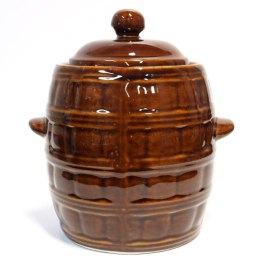 Garnek 5 l.Beczka z kołnierzem i pokrywką. Hermetyczny 917