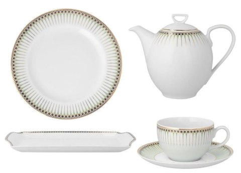 Garnitur do herbaty 12 osób 40 elementowy YVONNE H115 Ćmielów