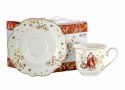 Komplet 2 filiżanek 250 ml ze spodkami 555-7126 Boże Narodzenie