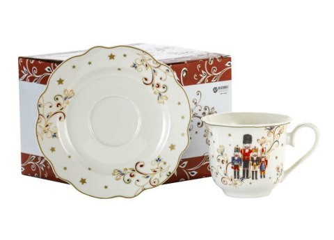 Komplet 2 filiżanek 250 ml ze spodkami 555-7127 Boże Narodzenie