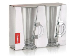Komplet 2 szklanek 270 ml do kawy latte TANGER 04207151 Banquet