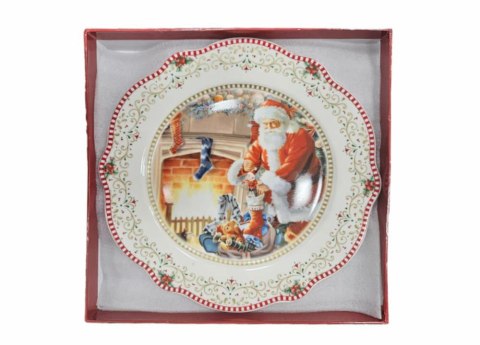 Komplet 4 talerzy deserowych 555-7301 Boże Narodzenie