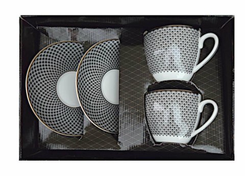 Kpl 2 filiżanek 250 ml ze spodkiem LUMEN 0990 Bogucice