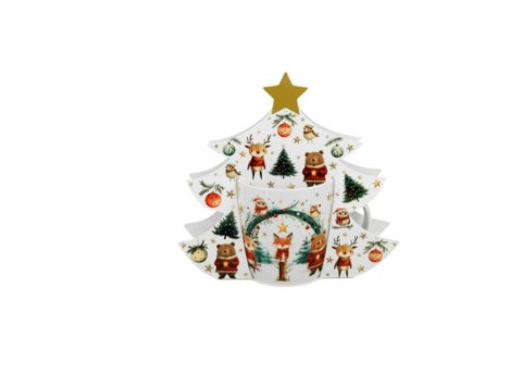 Kubek 400 ml Cuties II Christmas w opakowaniu Święta