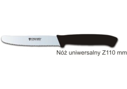 Nóż uniwersalny 110 mm z ząbkami OSKARD NK 038 Z