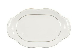 Półmisek owalny 38 cm KAMELIA B014 Złota Linia Chodzież