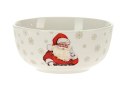 Salaterka świąteczna 480 ml Mikołaj na saniach Mix Dekor