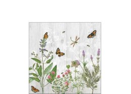 Serwetki 25X25 cm Ziołowy Ogród AMBIENTE 20 szt.