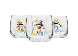 Szklanki Deco 3szt. 250ML ROBO FAMILY FKP1646 Krosno Glass