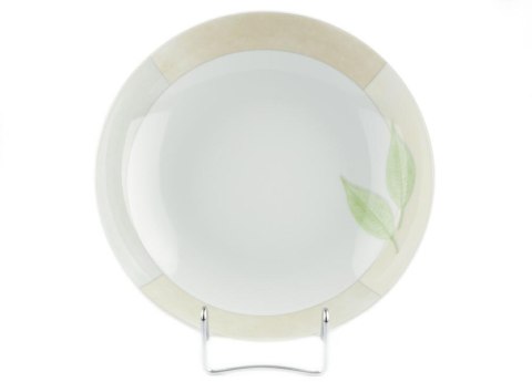 Talerz głęboki 22 cm ROMA 2947 Zielony Listek Lubiana