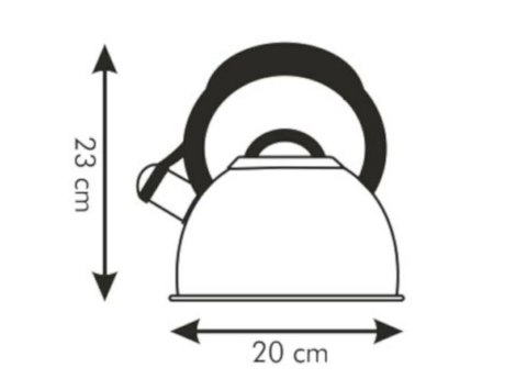 Czajnik stal nierdzewna 2,0L CORONA 677460 Tescoma