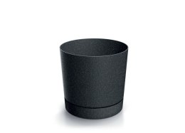 Doniczka 15 cm Tubo P ECO Wood DPOP150W Antracyt Prosperplast