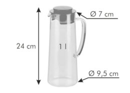 Dzbanek żaroodporny szklany 1 l. TEO 646616 Tescoma