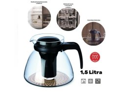 Dzbanek żaroodporny1,5L z zaparzaczem.VIOLA 3762 Simax
