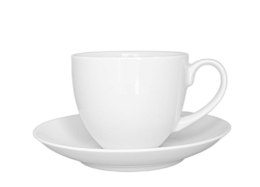 Filiżanka 300 ml ze spodkiem 16 cm Active Rosy White 1020 Bogucice