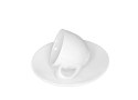 Filiżanka espresso 90 ml ze spodkiem 13 cm Active Rosy White 1020 Bogucice