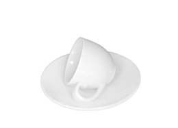 Filiżanka espresso 90 ml ze spodkiem 13 cm Active Rosy White 1020 Bogucice